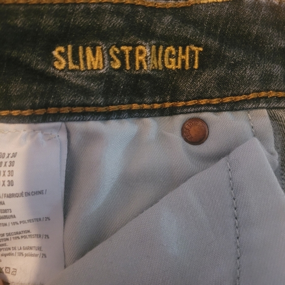 American Eagle Mens Slim Straight Jeans Size 30x30 - Picture 4 of 7